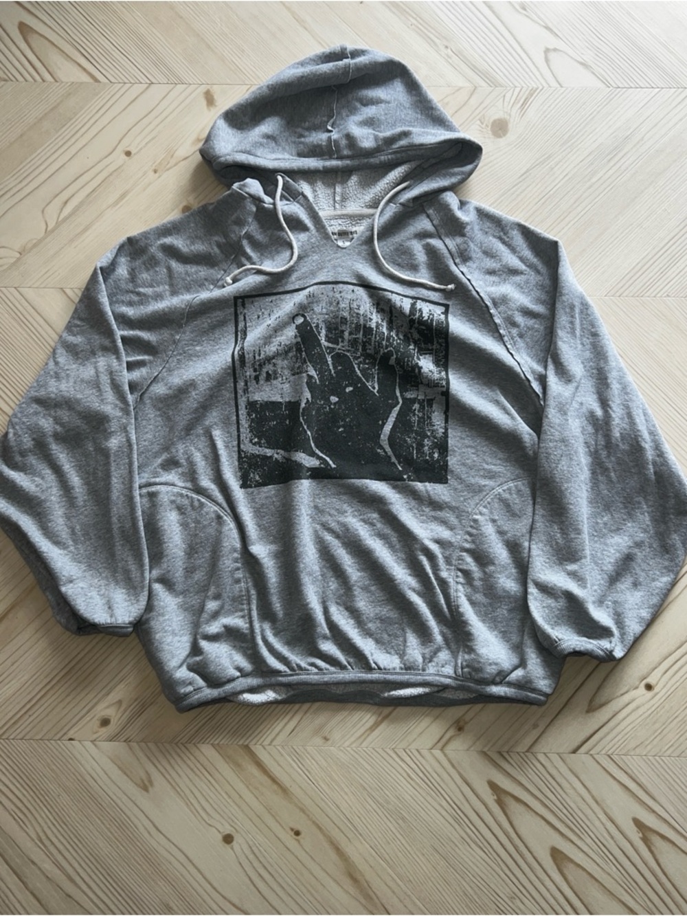Grunge Graphic Pullover Hoodie Sweatshirt